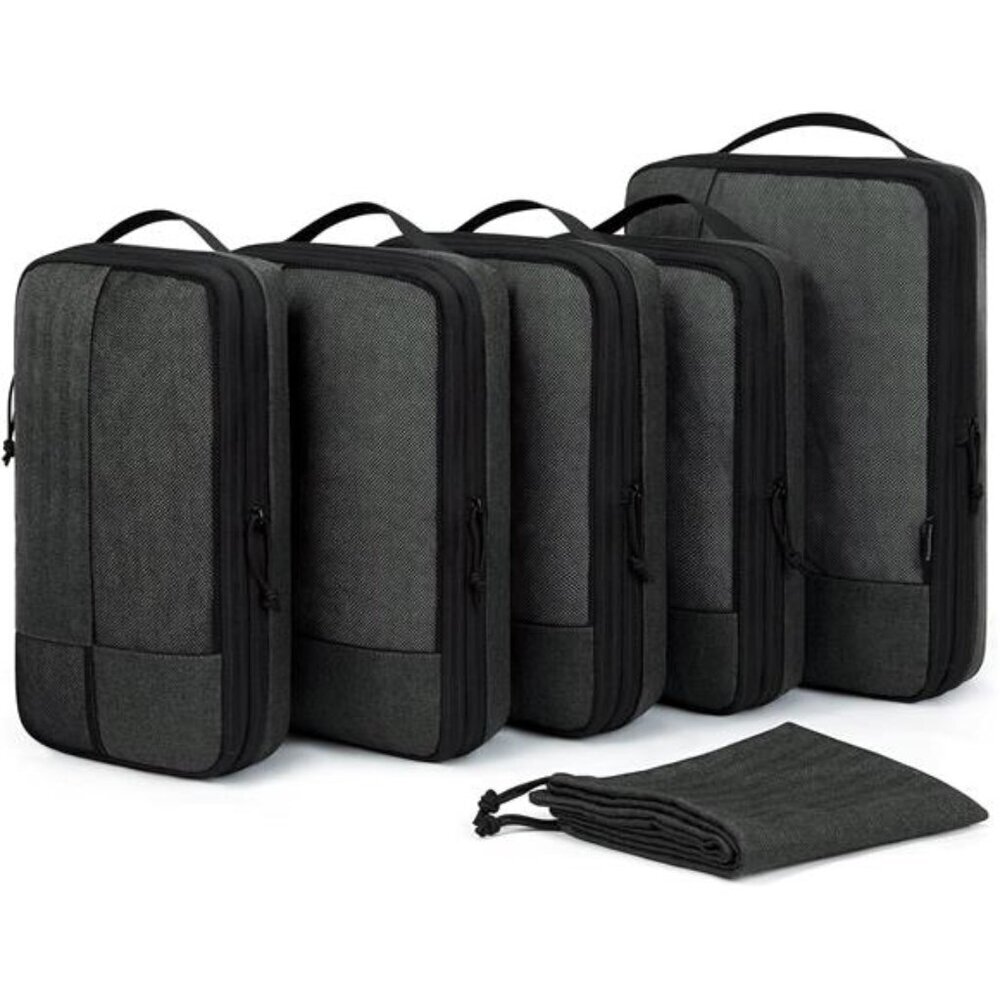 Travel Packing Cubes Compression Set 6pc Carry-On